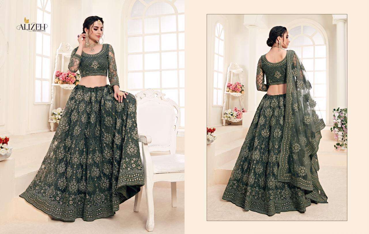 Elizah Presents Bridal Heritage Colour Saga Wedding Wear Heavy Lehenga Choli Catalog Wholesaler And Exporters
