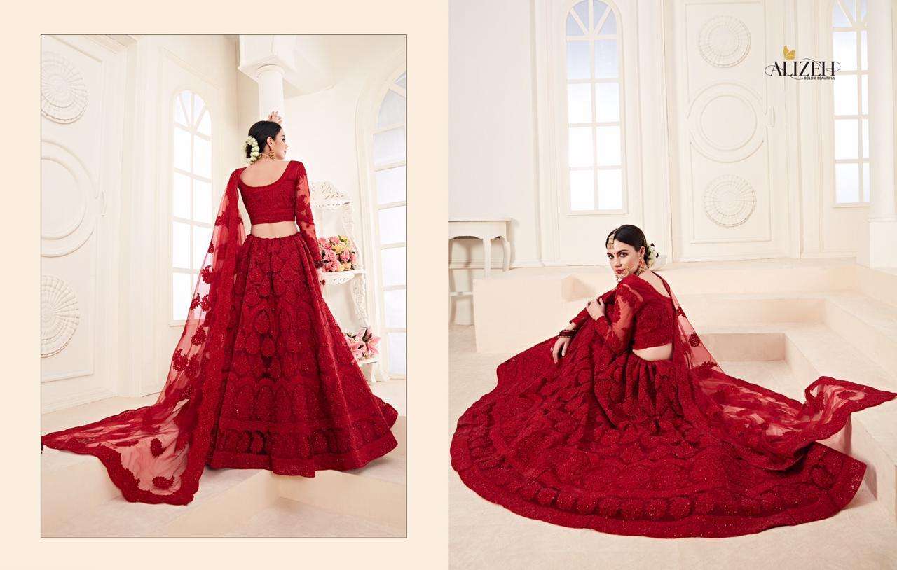 Elizah Presents Bridal Heritage Colour Saga Wedding Wear Heavy Lehenga Choli Catalog Wholesaler And Exporters