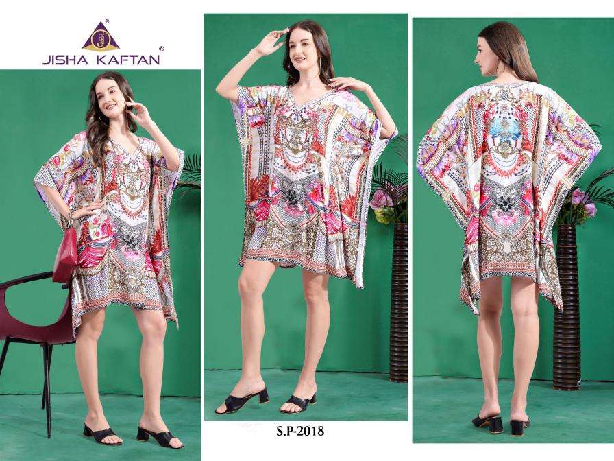 JISHA KAFTAN PRESENTS SILK PONCHO VOLUME-3 FANCY KAFTAN CATALOG WHOLESALER AND EXPORTER IN SURAT 