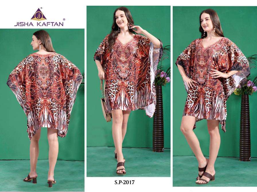 JISHA KAFTAN PRESENTS SILK PONCHO VOLUME-3 FANCY KAFTAN CATALOG WHOLESALER AND EXPORTER IN SURAT 
