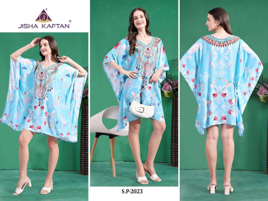JISHA KAFTAN PRESENTS SILK PONCHO VOLUME-3 FANCY KAFTAN CATALOG WHOLESALER AND EXPORTER IN SURAT 
