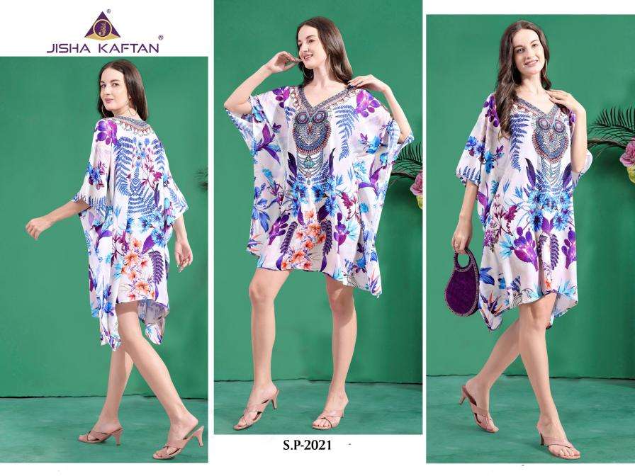 JISHA KAFTAN PRESENTS SILK PONCHO VOLUME-3 FANCY KAFTAN CATALOG WHOLESALER AND EXPORTER IN SURAT 