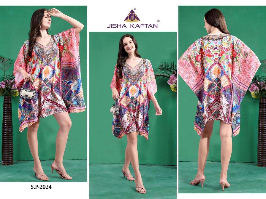 JISHA KAFTAN PRESENTS SILK PONCHO VOLUME-3 FANCY KAFTAN CATALOG WHOLESALER AND EXPORTER IN SURAT 