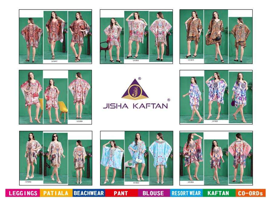 JISHA KAFTAN PRESENTS SILK PONCHO VOLUME-3 FANCY KAFTAN CATALOG WHOLESALER AND EXPORTER IN SURAT 
