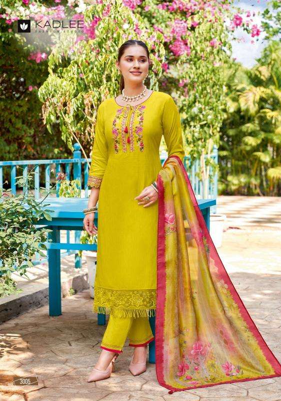 kadlee presents chunari readymade classic plus size 3pcs kurtis catalog wholesaler
