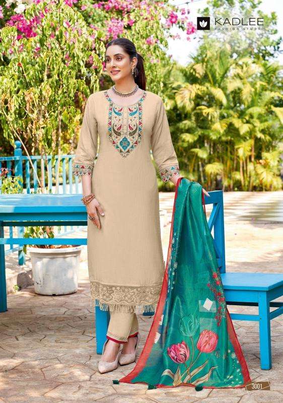 kadlee presents chunari readymade classic plus size 3pcs kurtis catalog wholesaler