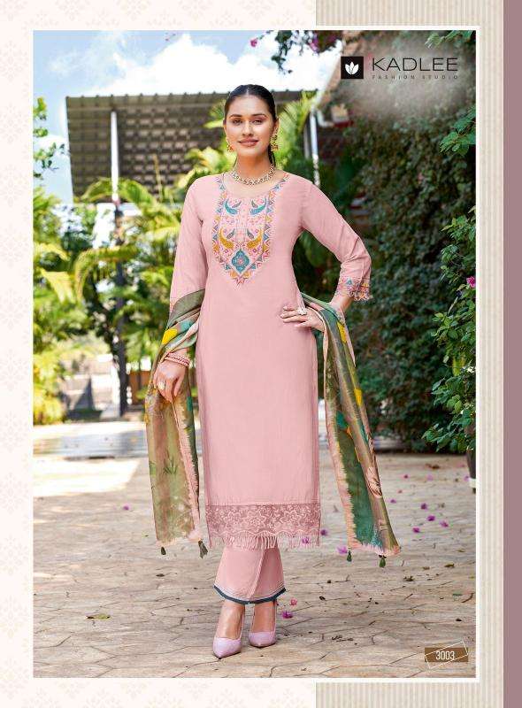 kadlee presents chunari readymade classic plus size 3pcs kurtis catalog wholesaler