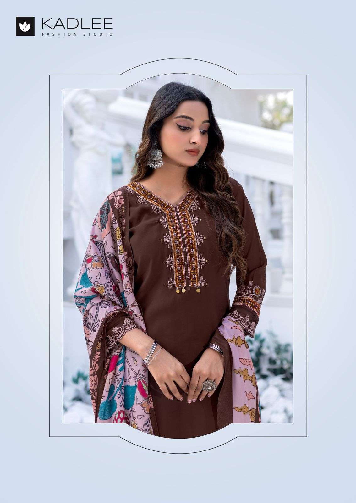 kadlee presents evergreen rayon readymade classic kurti with bottom and duppata catalog wholesaler and exports