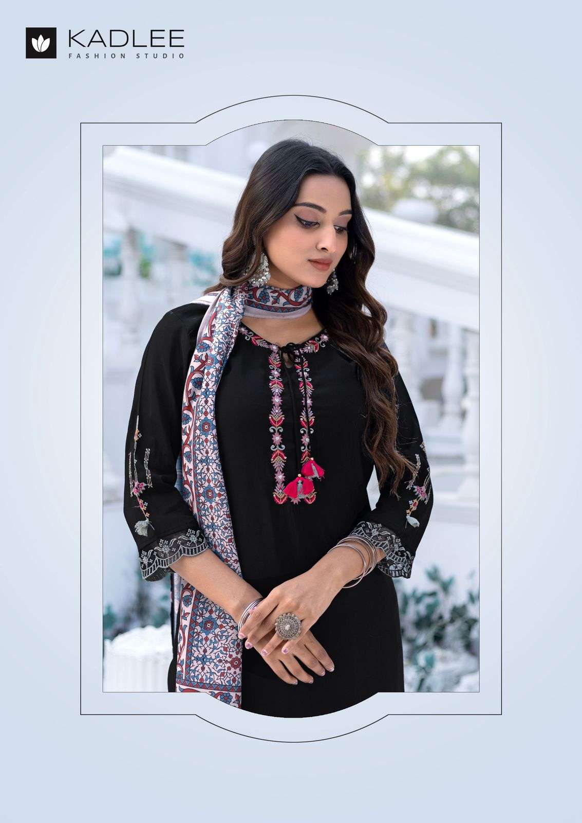 kadlee presents evergreen rayon readymade classic kurti with bottom and duppata catalog wholesaler and exports