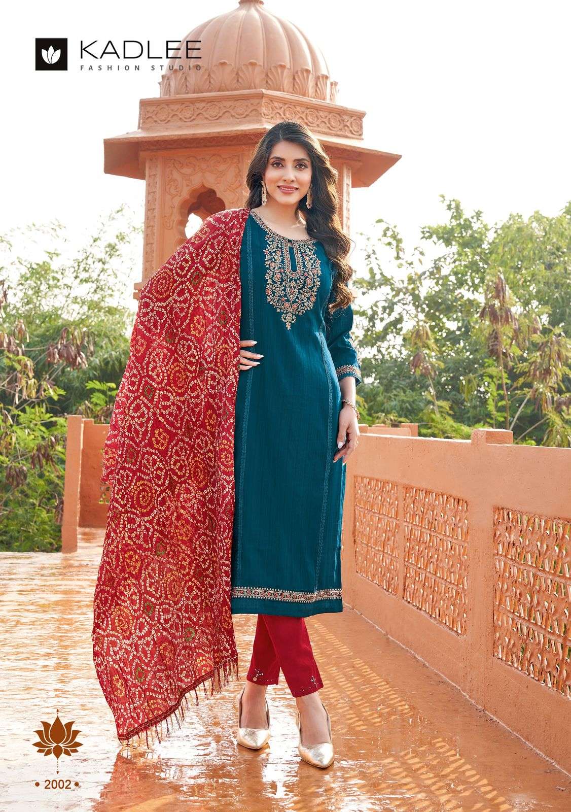 kadlee presents kesar viscose weaving readymade classic kurti catalog wholesaler and exports