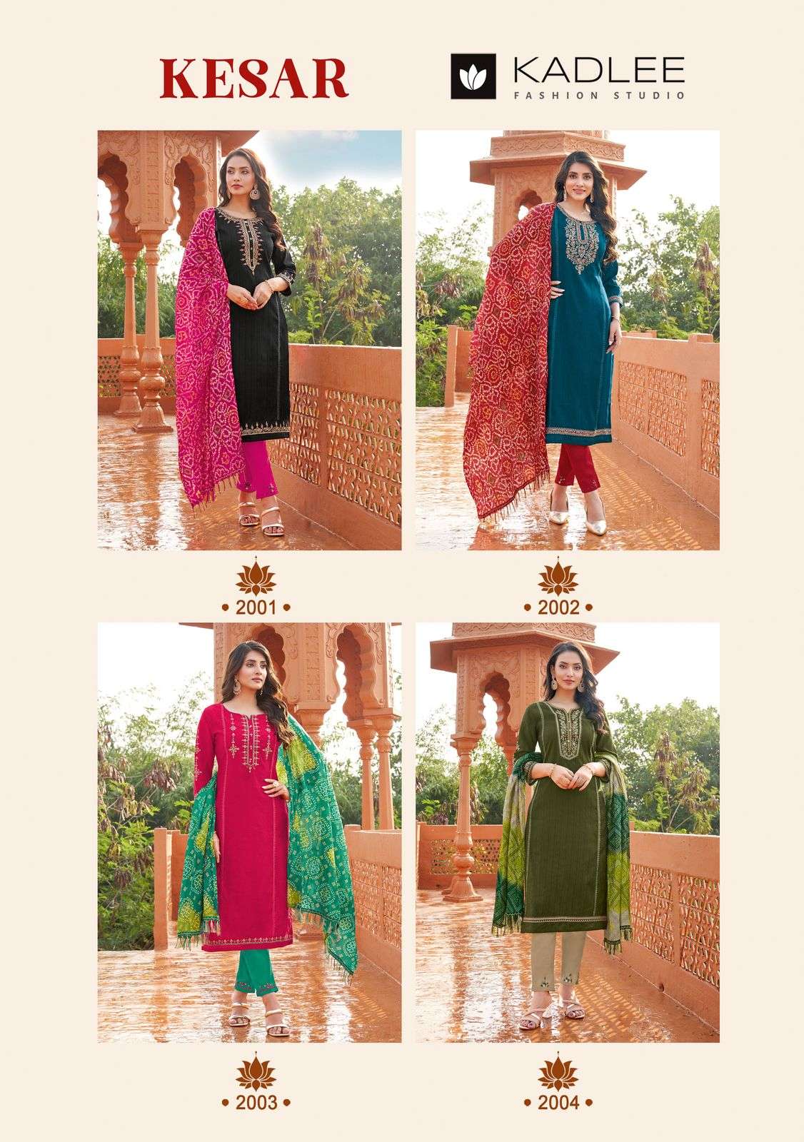 kadlee presents kesar viscose weaving readymade classic kurti catalog wholesaler and exports