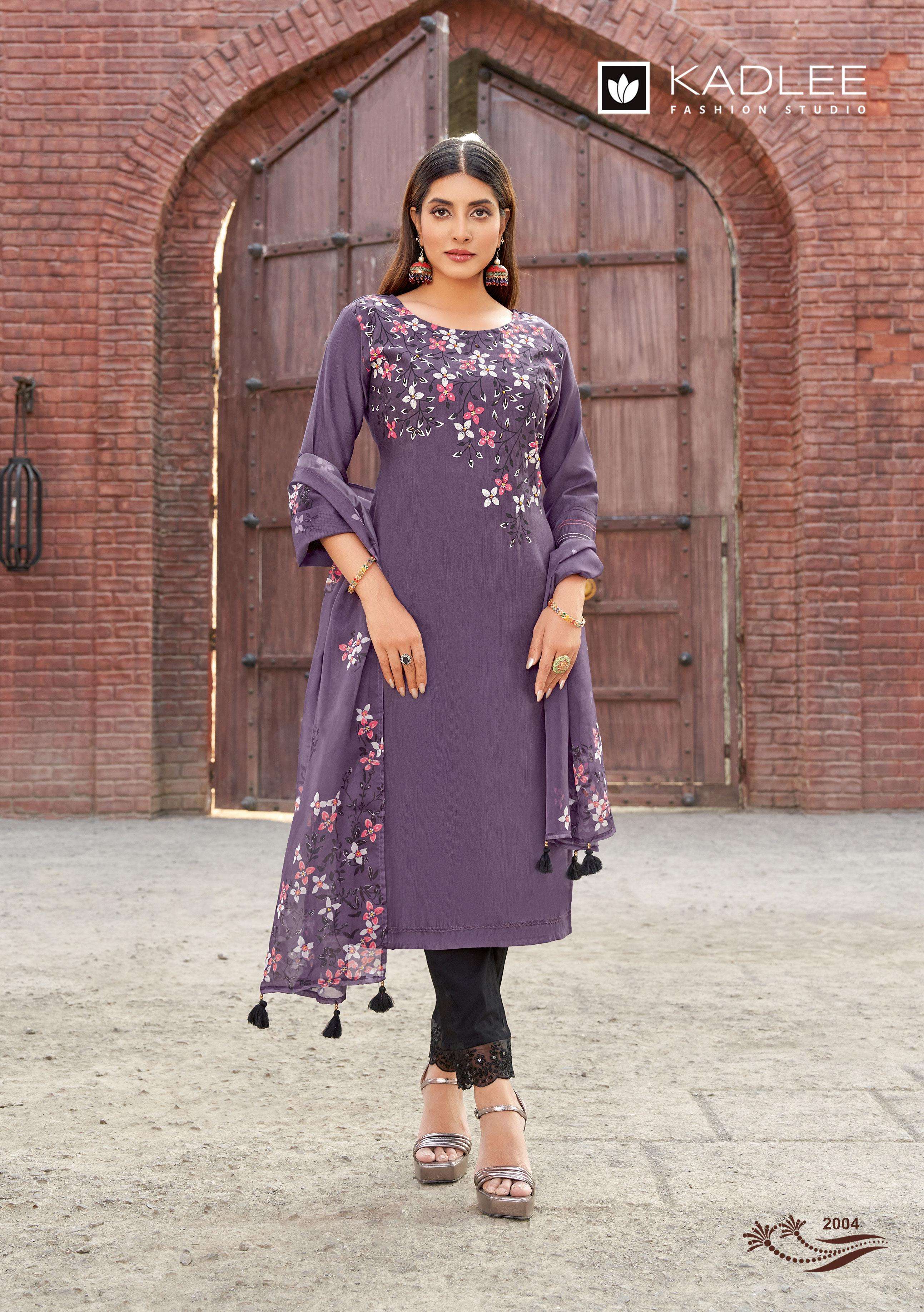 kadlee presents shivani viscose weaving readymade classic kurti catalog wholesaler and exports and exporter 