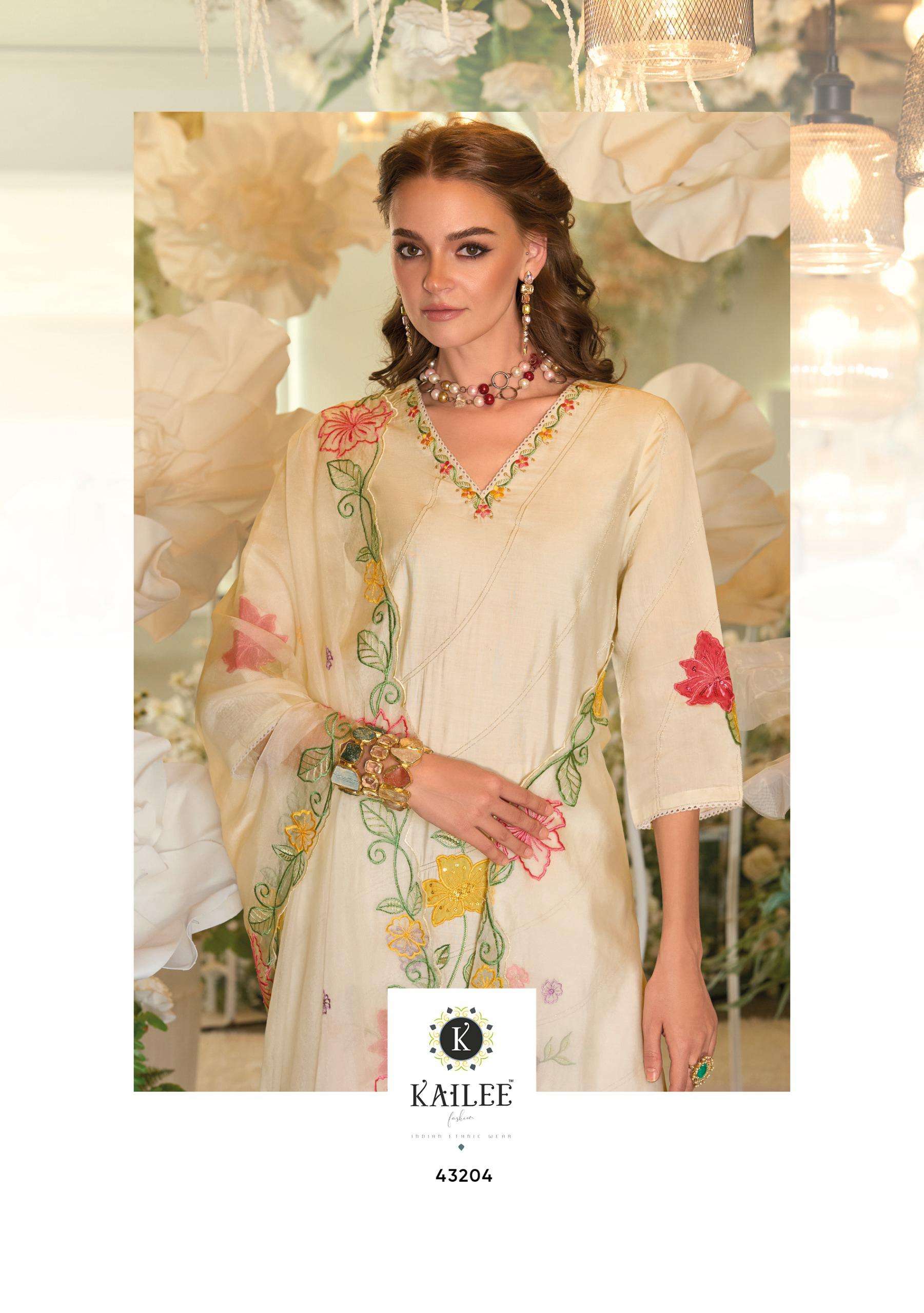 kailee fashion presents angle viscose readymade classic look 3pcs catalog wholesaler and exporter in surat