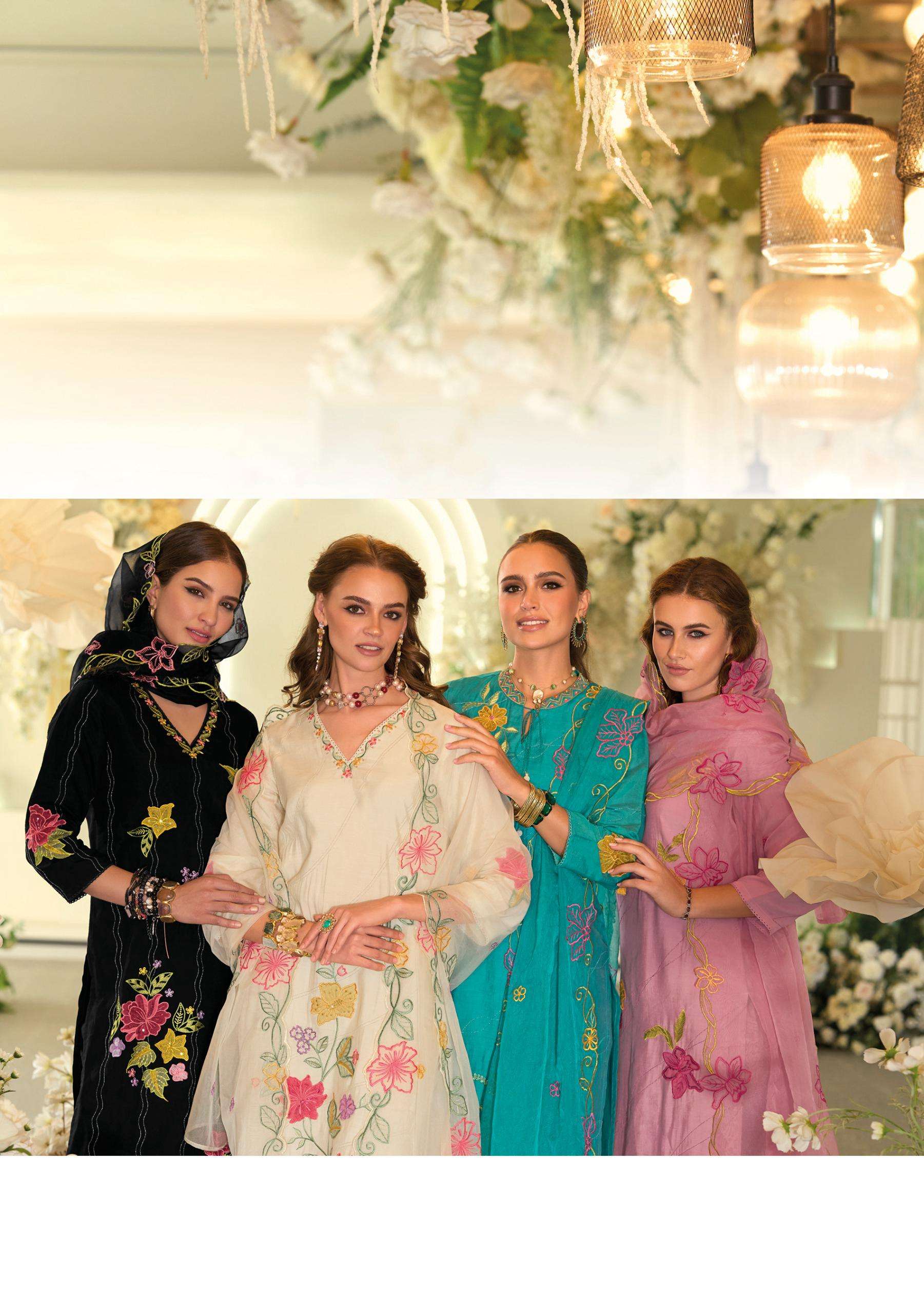 kailee fashion presents angle viscose readymade classic look 3pcs catalog wholesaler and exporter in surat