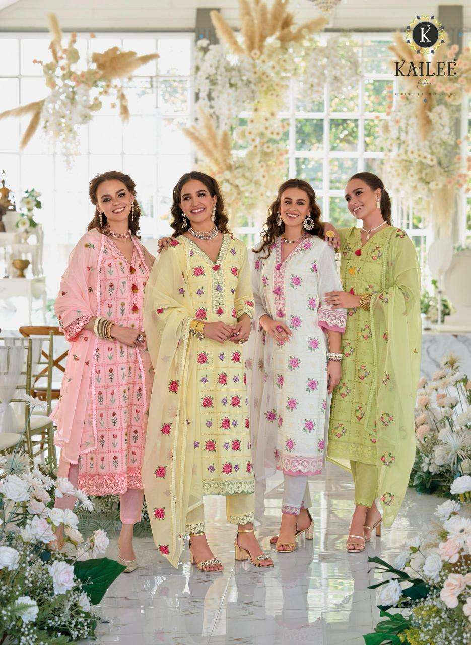 kailee fashion presents masque cotton readymade classic look 3pcs catalog wholesaler and exporter in surat