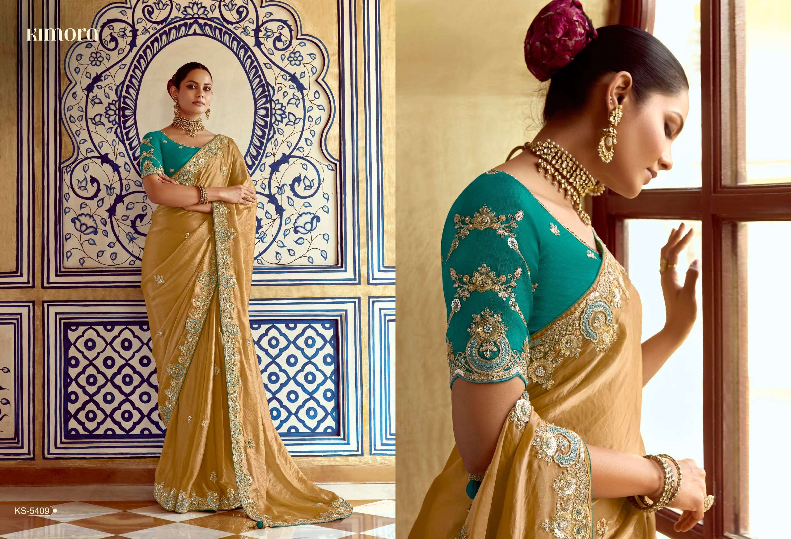 KIMORA PRESENTS PANKHUDI WEDDING STYLE FANCY FEBRICS SAREE CATALOG WHOLESALER AND EXPORTER 