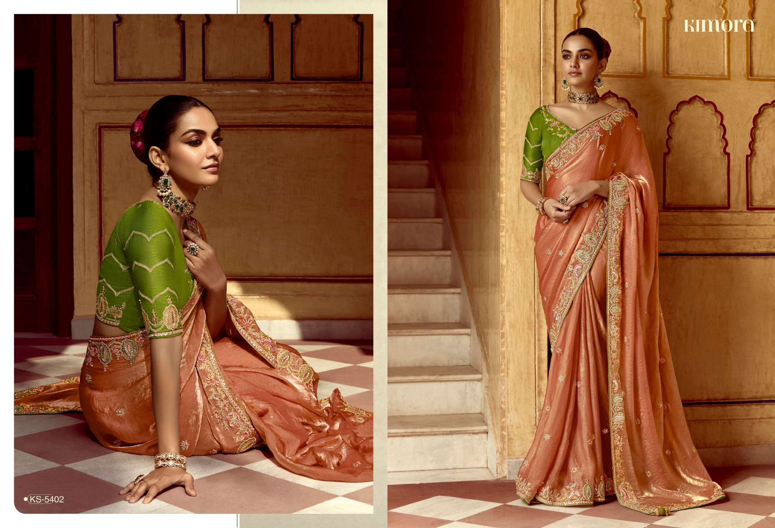 KIMORA PRESENTS PANKHUDI WEDDING STYLE FANCY FEBRICS SAREE CATALOG WHOLESALER AND EXPORTER 