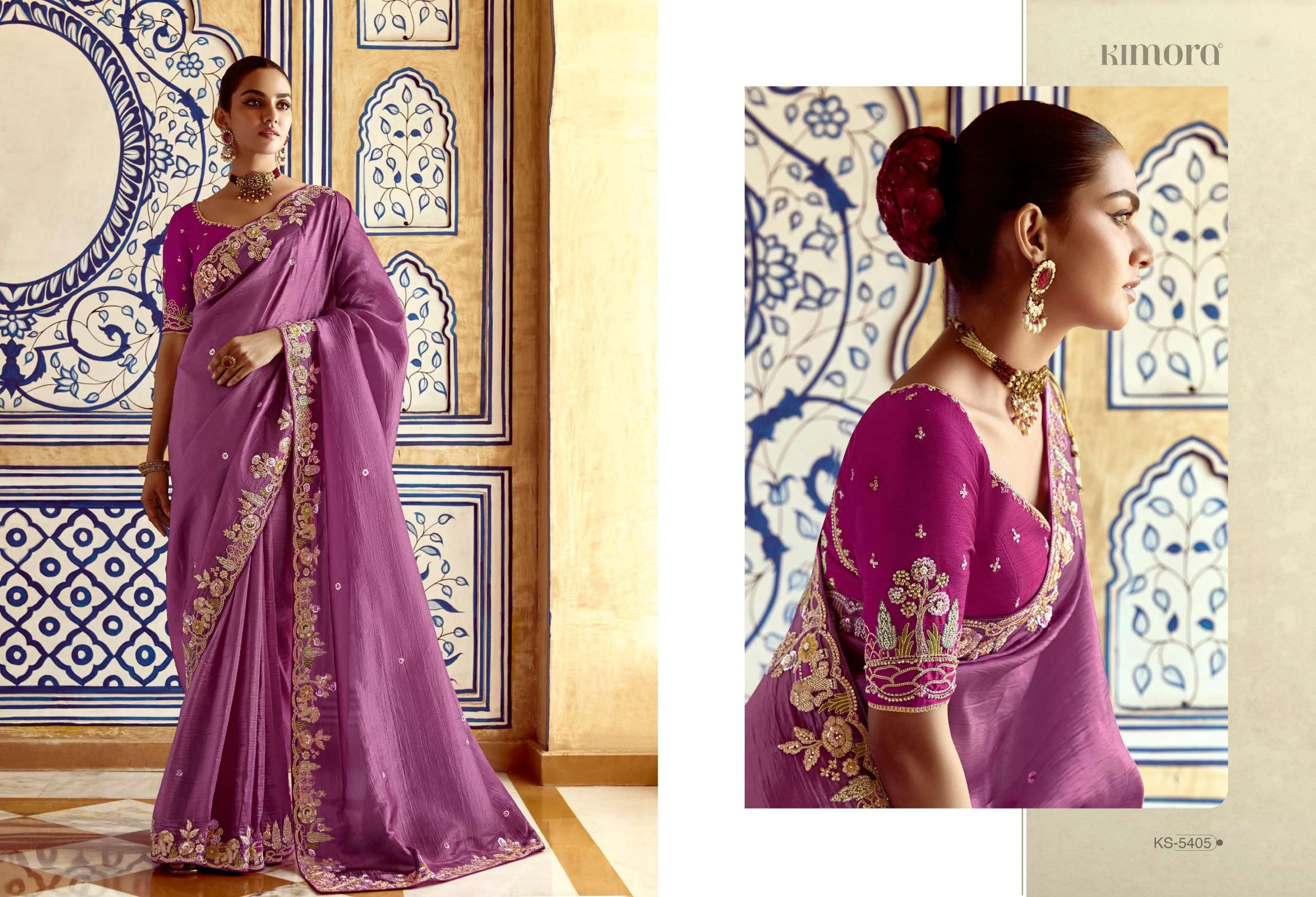 KIMORA PRESENTS PANKHUDI WEDDING STYLE FANCY FEBRICS SAREE CATALOG WHOLESALER AND EXPORTER 