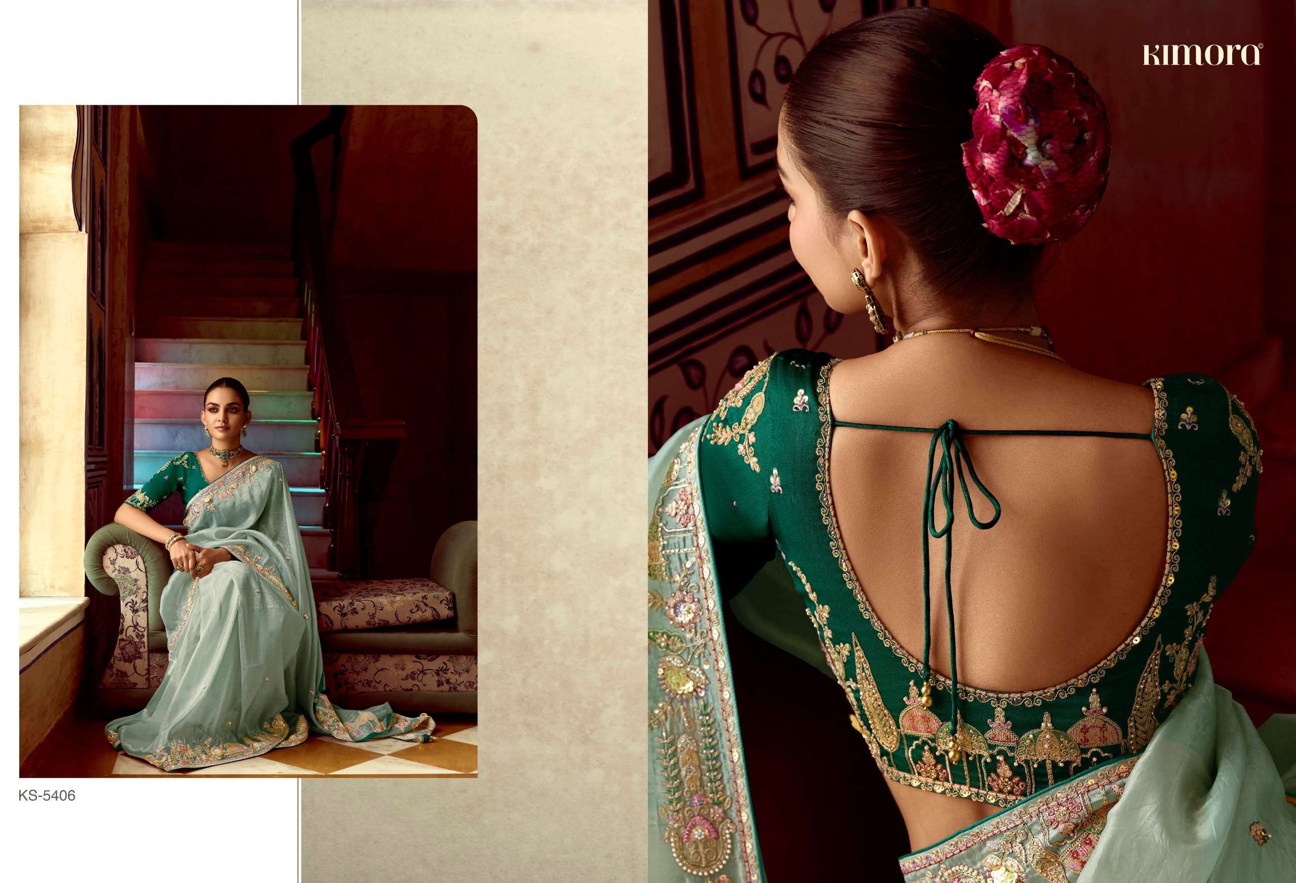 KIMORA PRESENTS PANKHUDI WEDDING STYLE FANCY FEBRICS SAREE CATALOG WHOLESALER AND EXPORTER 