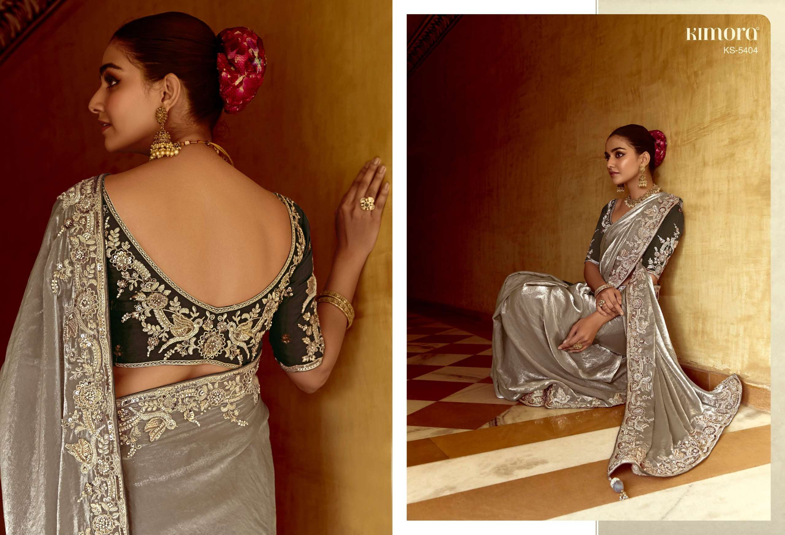 KIMORA PRESENTS PANKHUDI WEDDING STYLE FANCY FEBRICS SAREE CATALOG WHOLESALER AND EXPORTER 