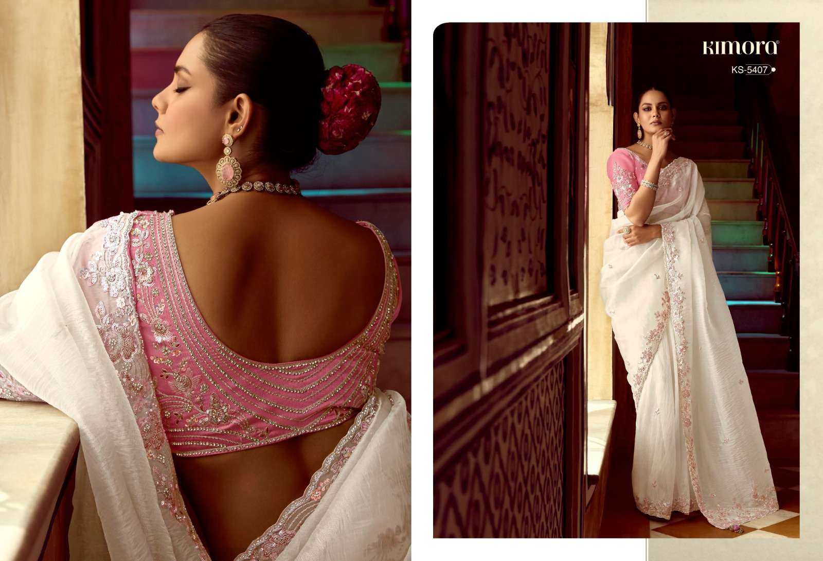 KIMORA PRESENTS PANKHUDI WEDDING STYLE FANCY FEBRICS SAREE CATALOG WHOLESALER AND EXPORTER 