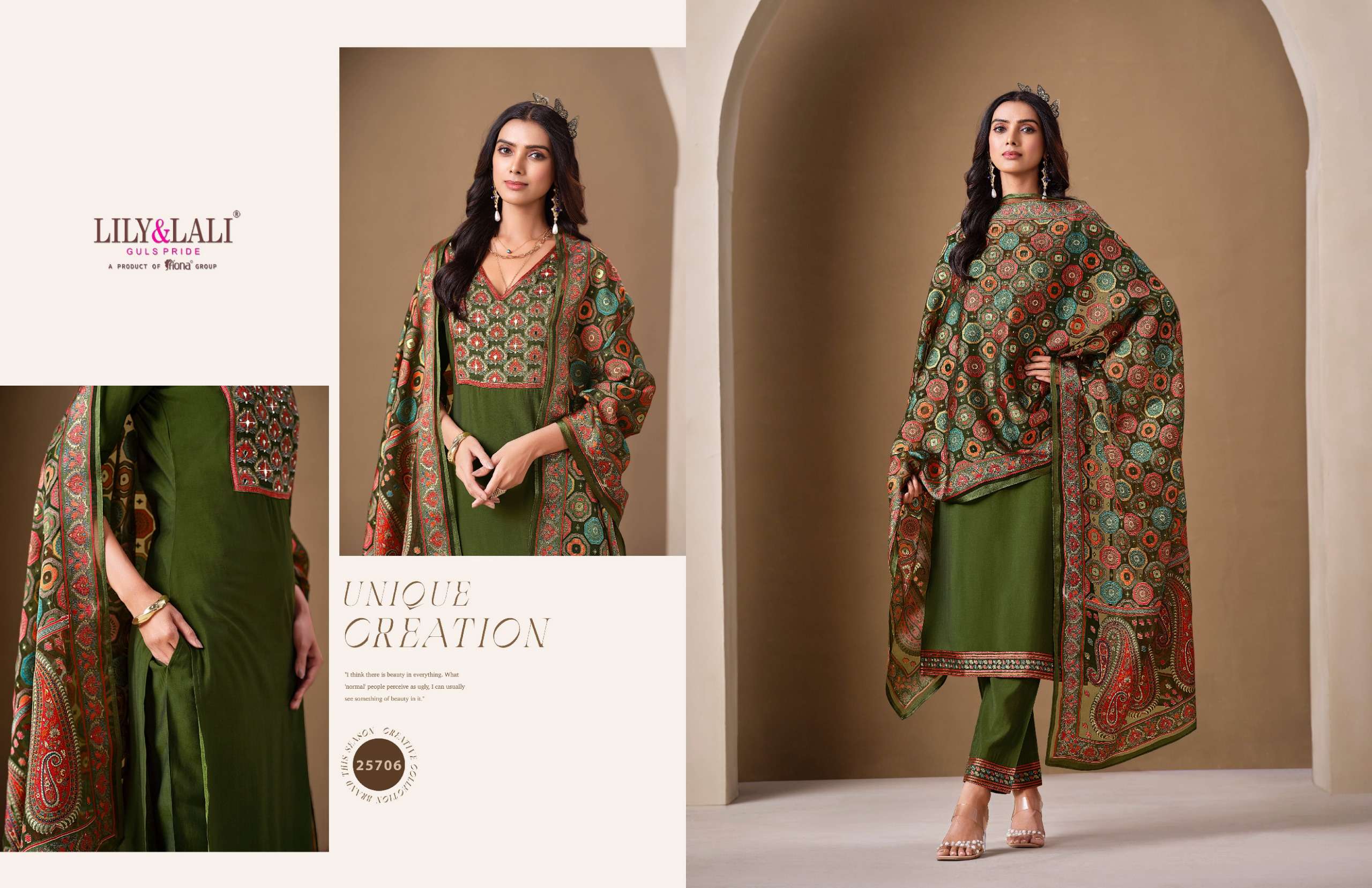 LILY & LALI PRESENTS BRASSO ROMAN SILK FANCY KURTIS CATALOG WHOLESALER AND EXPORTER IN SURAT