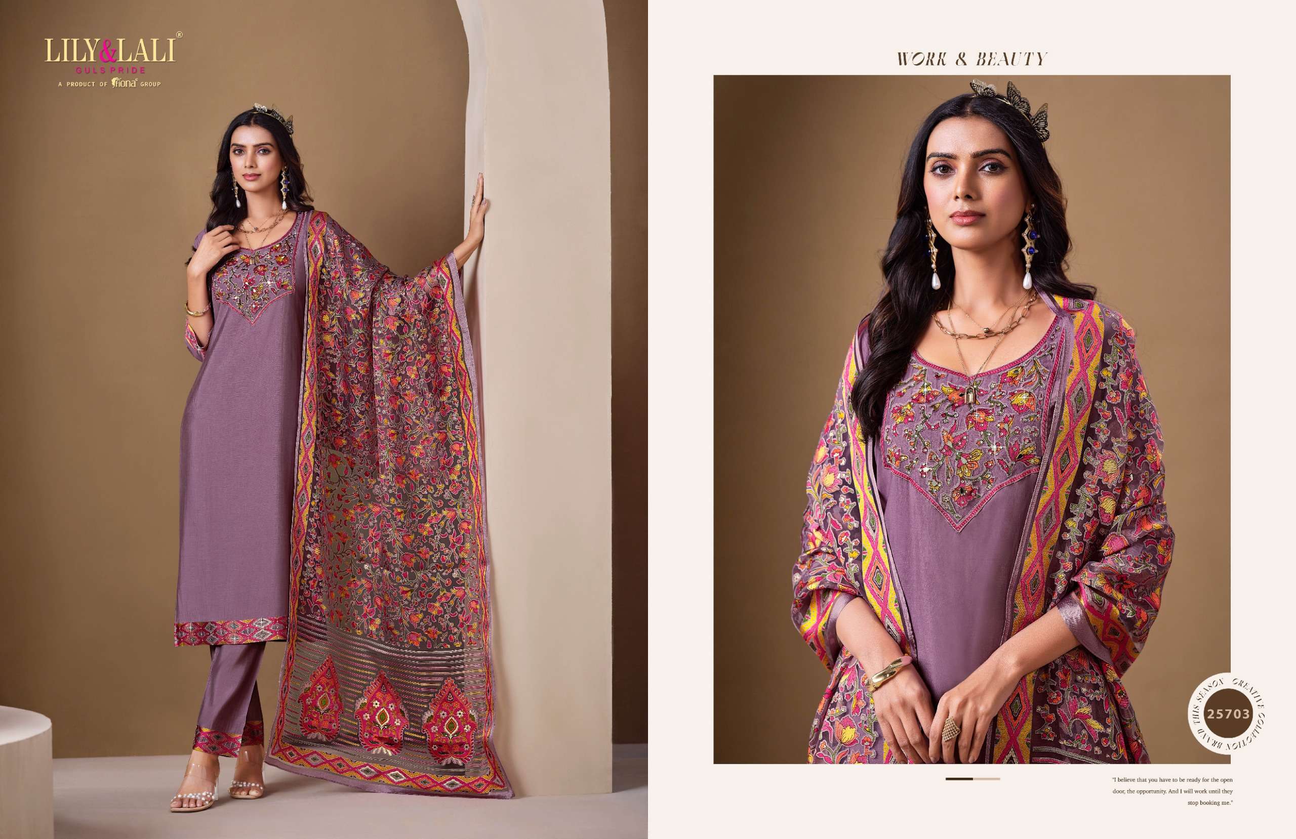 LILY & LALI PRESENTS BRASSO ROMAN SILK FANCY KURTIS CATALOG WHOLESALER AND EXPORTER IN SURAT