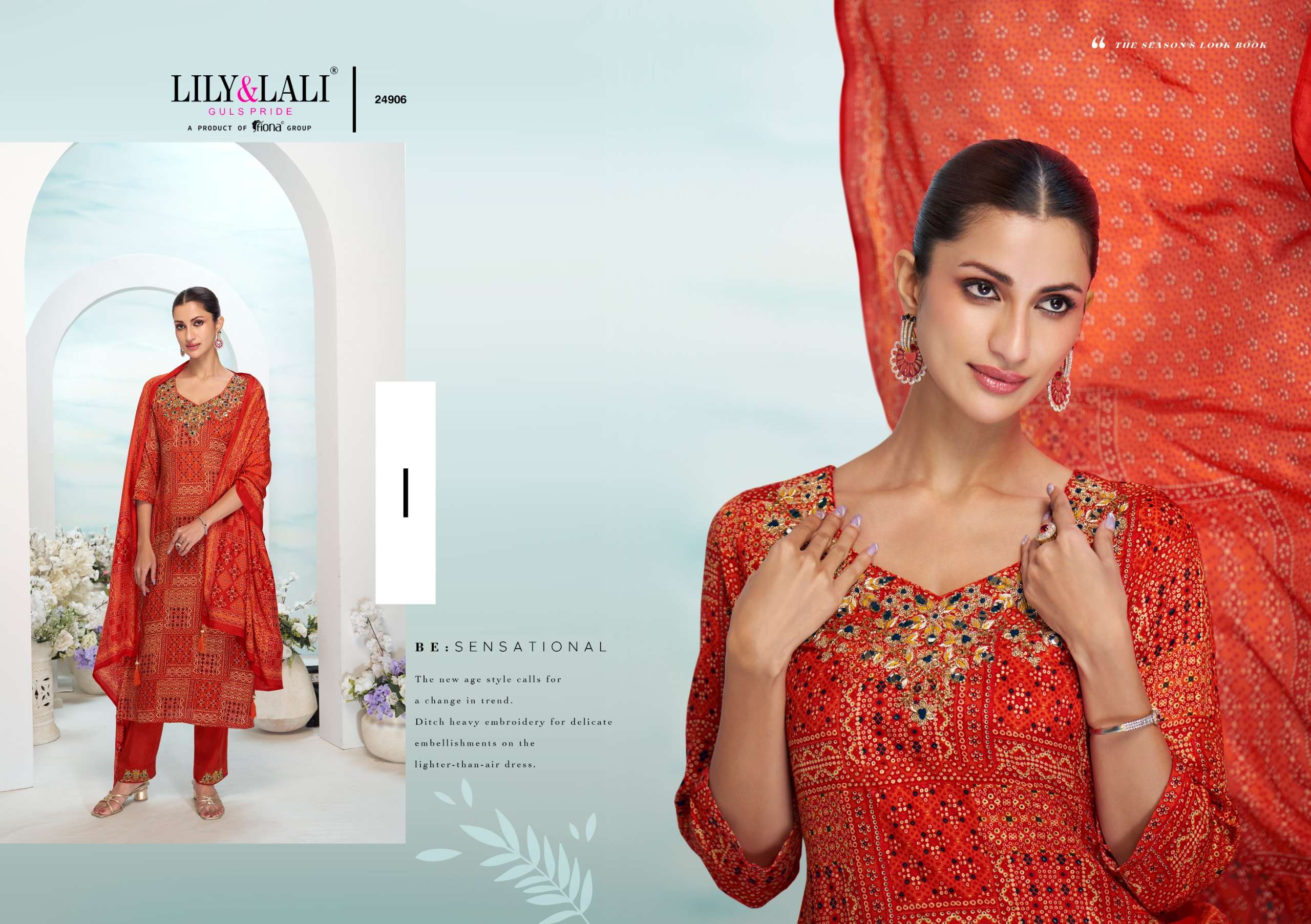 LILY & LALI PRESENTS FLORISTA VISCOSE FANCY KURTIS CATALOG WHOLESALER AND EXPORTER IN SURAT