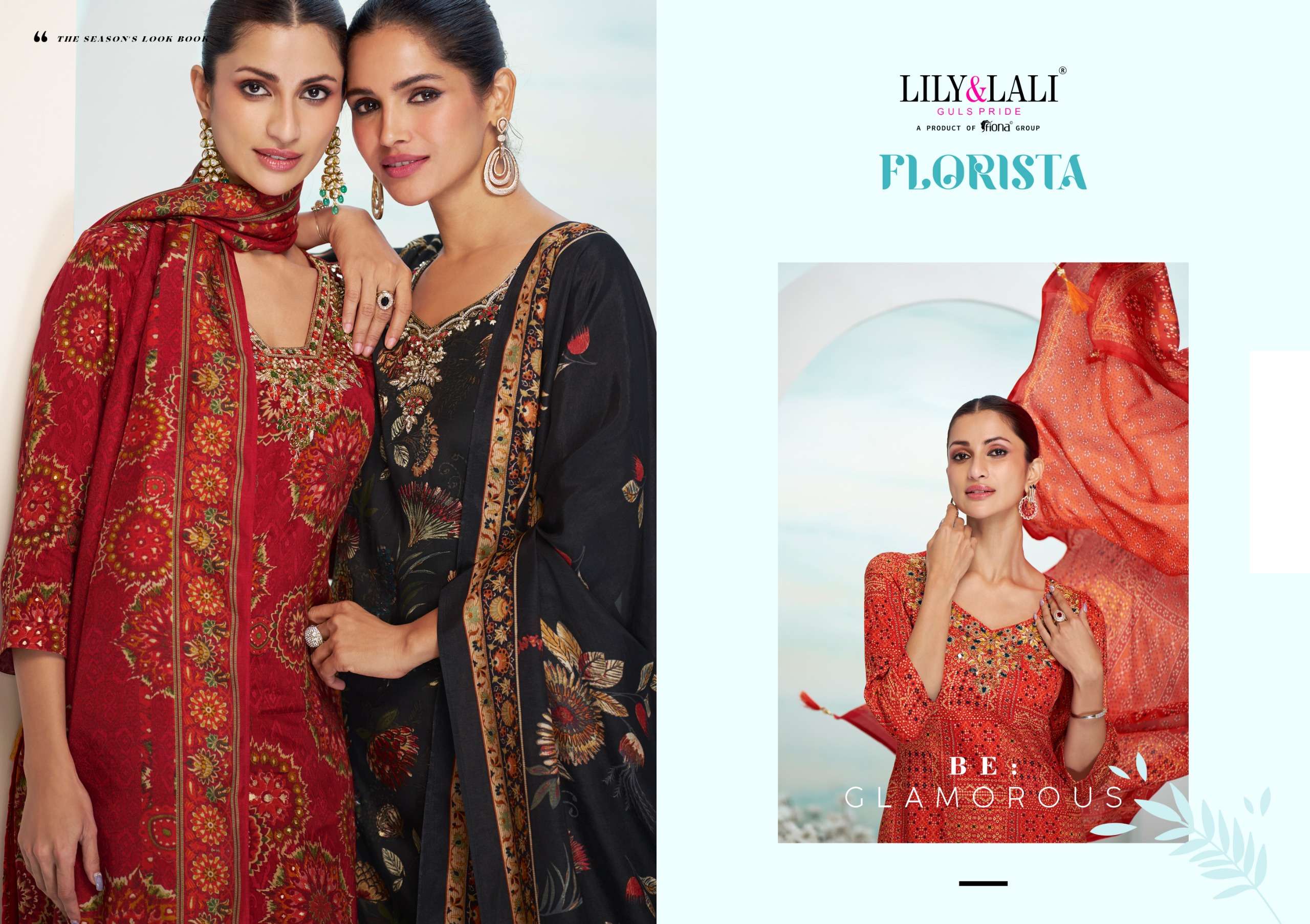 LILY & LALI PRESENTS FLORISTA VISCOSE FANCY KURTIS CATALOG WHOLESALER AND EXPORTER IN SURAT