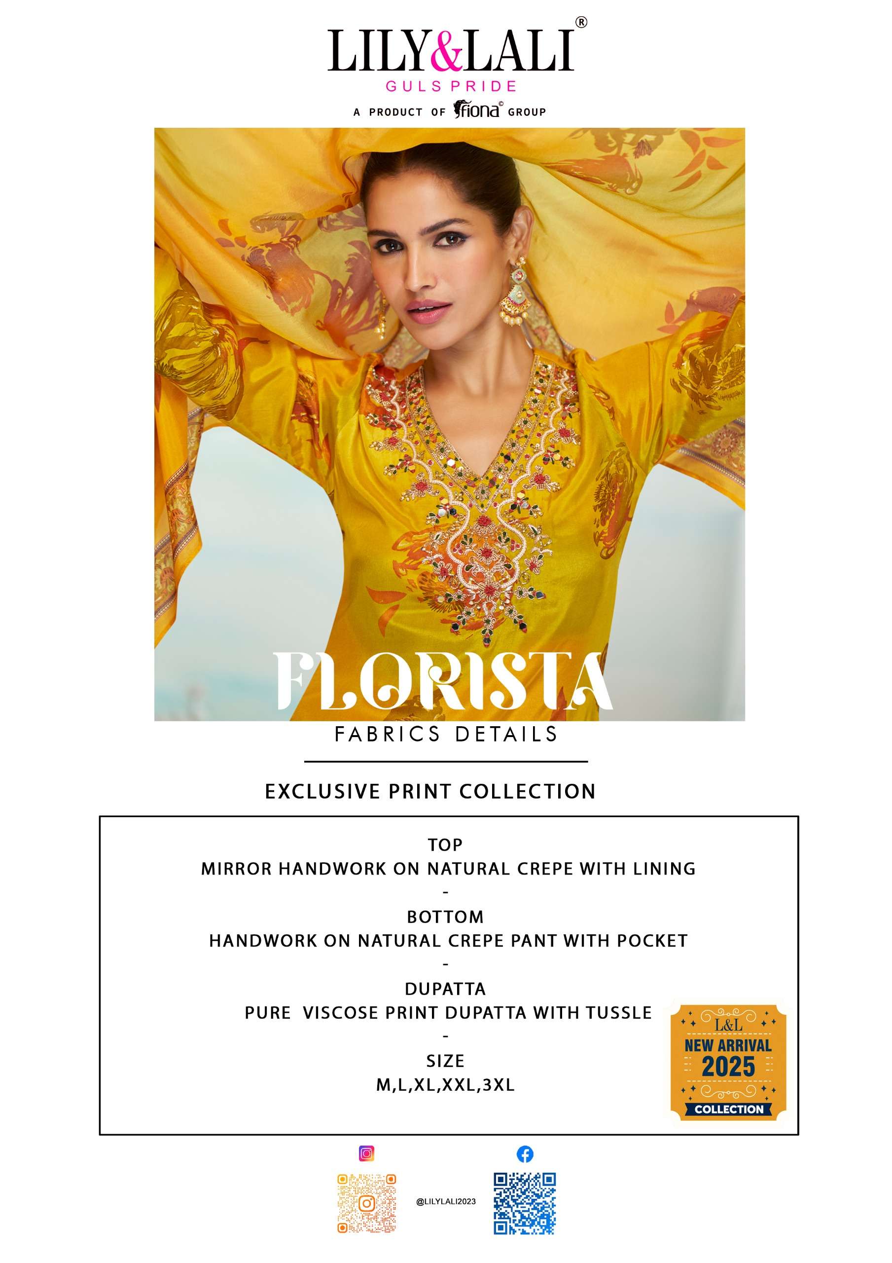 LILY & LALI PRESENTS FLORISTA VISCOSE FANCY KURTIS CATALOG WHOLESALER AND EXPORTER IN SURAT