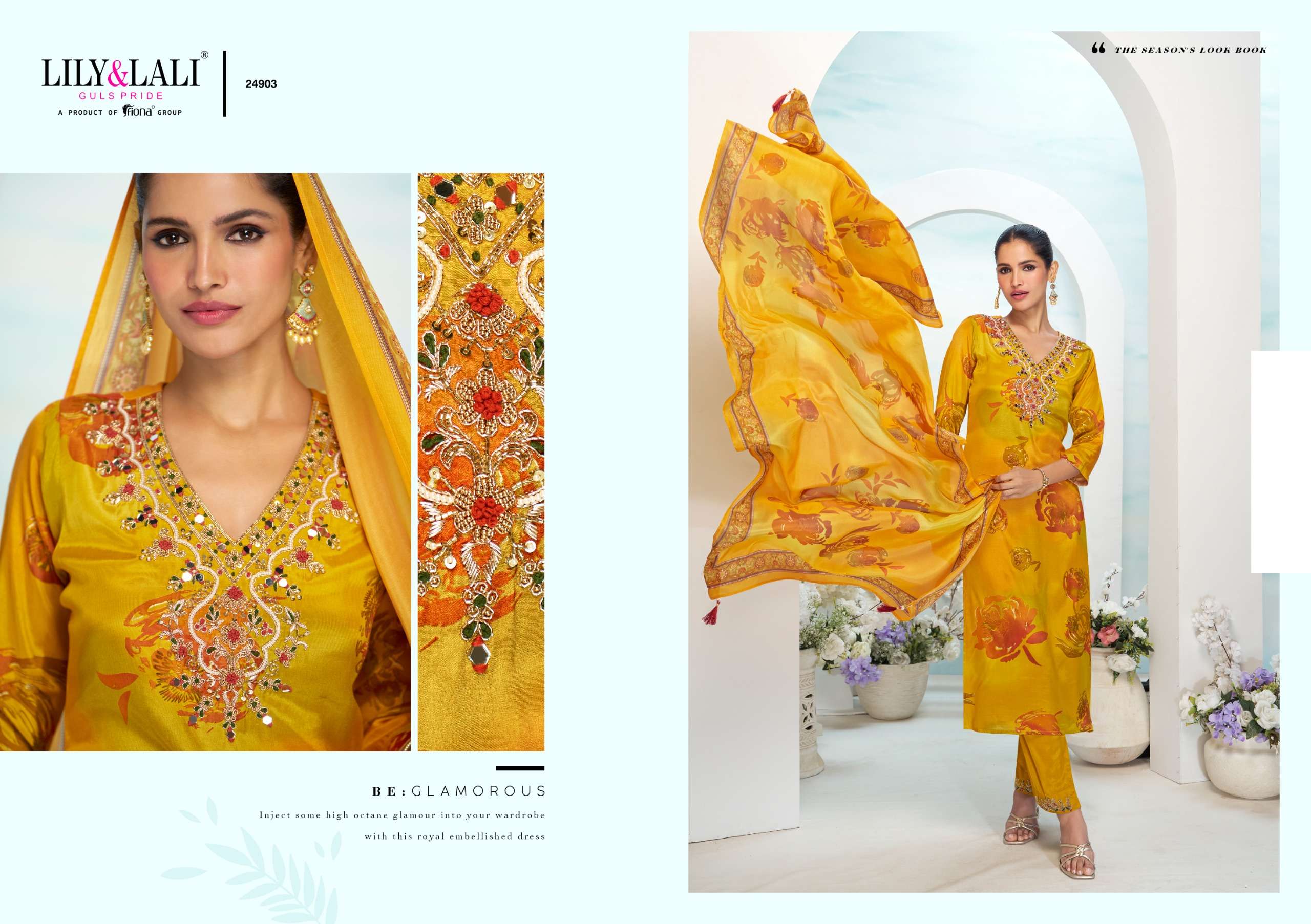 LILY & LALI PRESENTS FLORISTA VISCOSE FANCY KURTIS CATALOG WHOLESALER AND EXPORTER IN SURAT