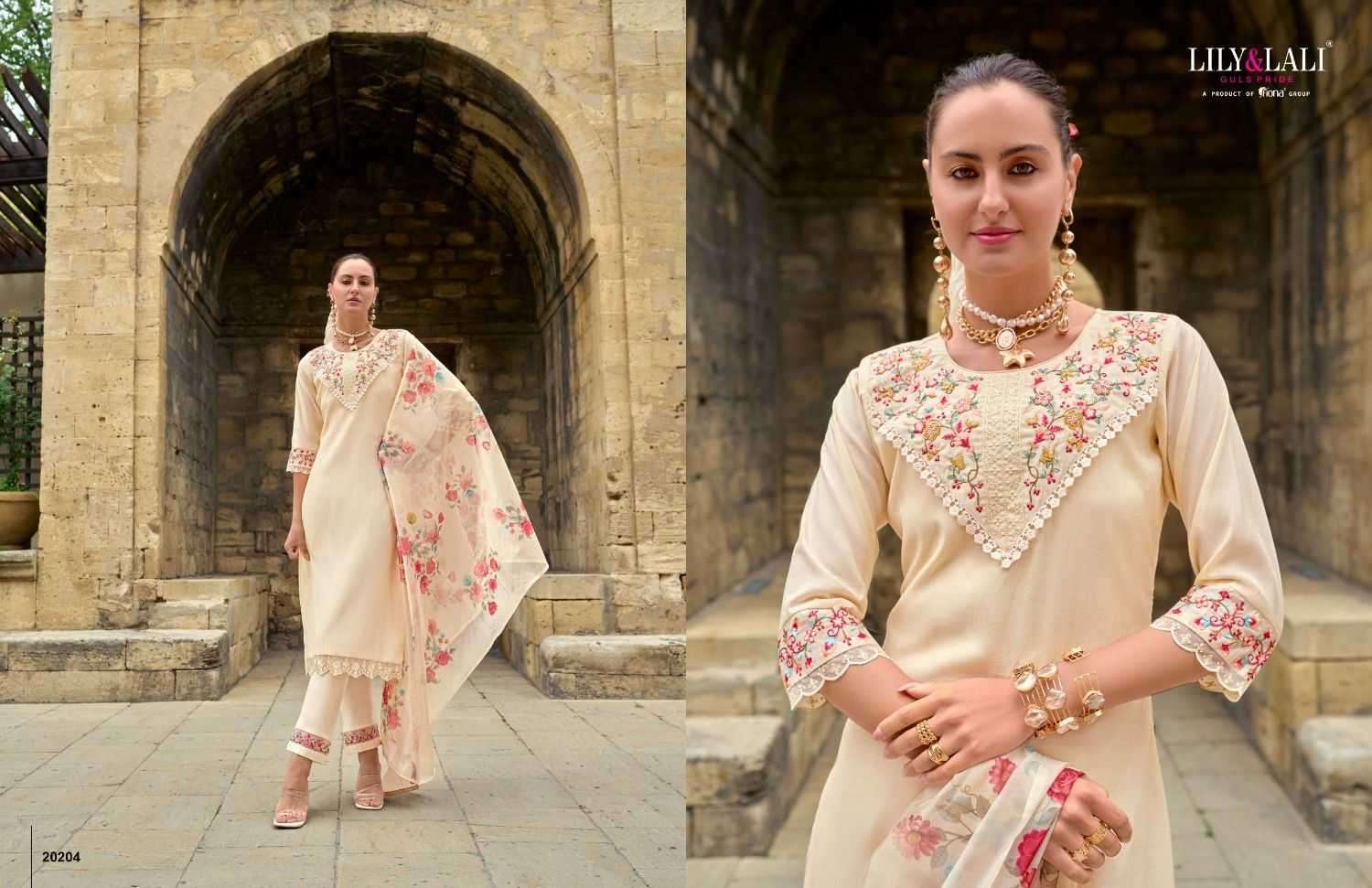 LILY & LALI PRESENTS MAHRA VISCOSE FANCY KURTIS CATALOG WHOLESALER AND EXPORTER IN SURAT