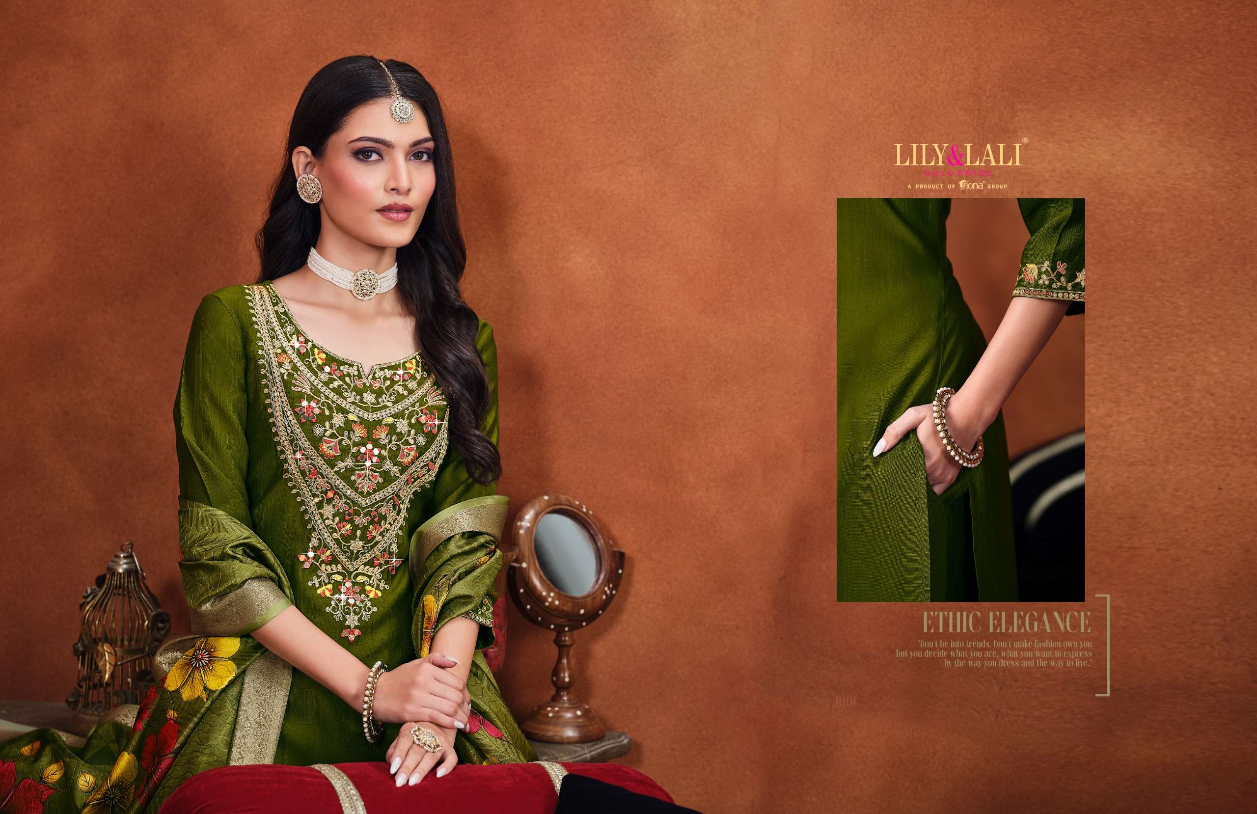 LILY & LALI PRESENTS MIRROR VISCOSE FANCY KURTIS CATALOG WHOLESALER AND EXPORTER IN SURAT