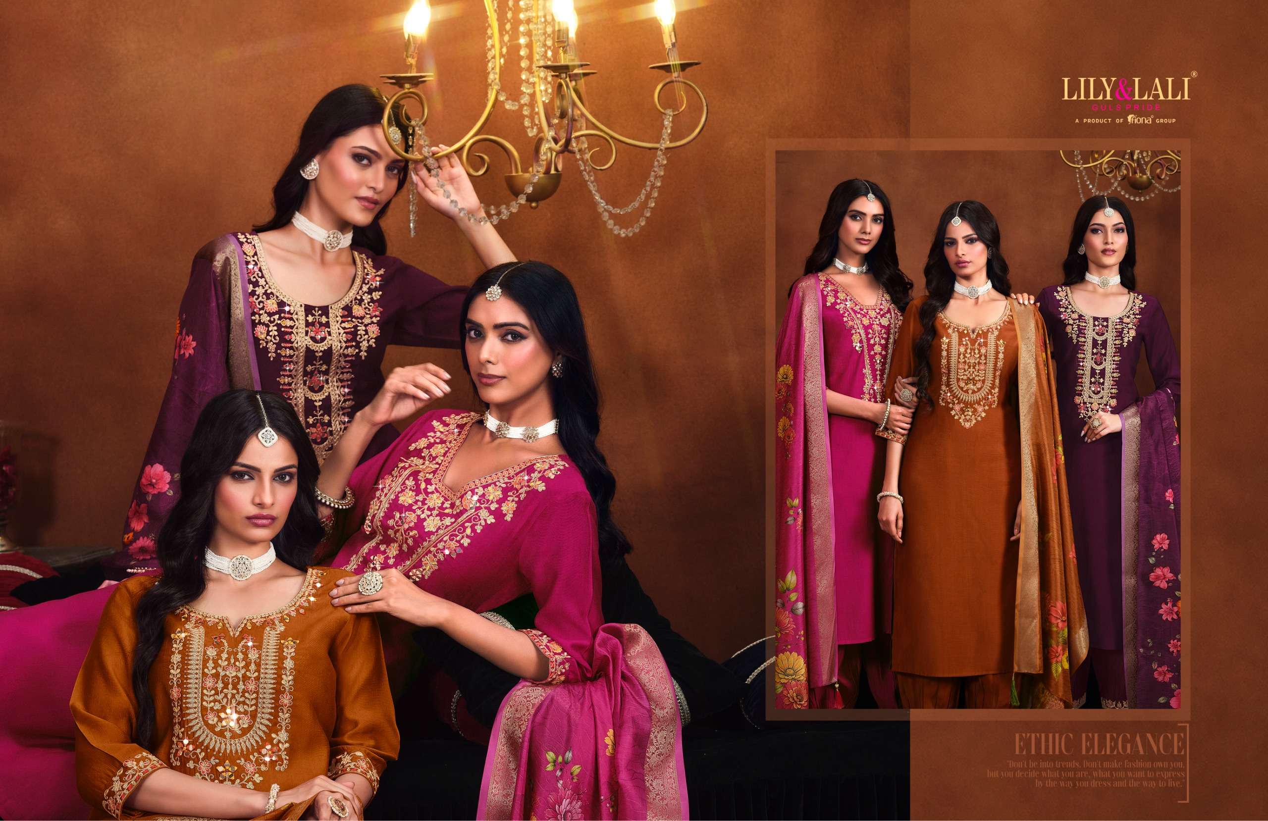 LILY & LALI PRESENTS MIRROR VISCOSE FANCY KURTIS CATALOG WHOLESALER AND EXPORTER IN SURAT