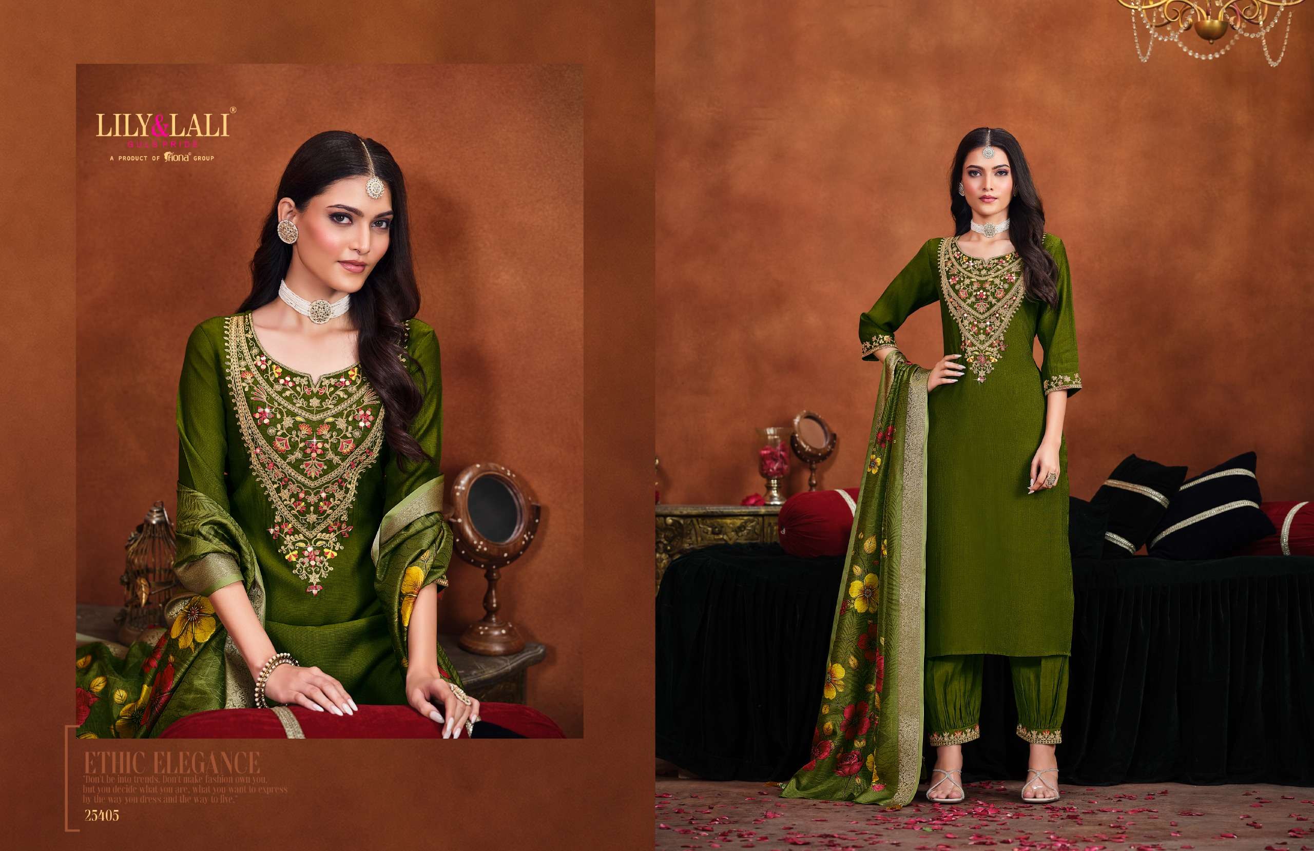 LILY & LALI PRESENTS MIRROR VISCOSE FANCY KURTIS CATALOG WHOLESALER AND EXPORTER IN SURAT