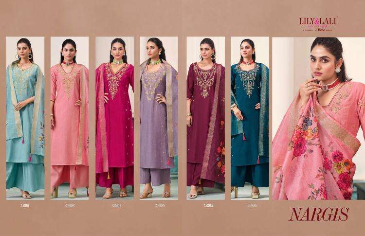 lily & lali presents nargis roman butti fullstitch cotton designer plazzo suit for womens catalog wholesaler and exporter 