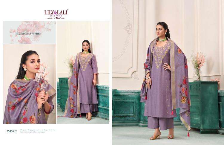 lily & lali presents nargis roman butti fullstitch cotton designer plazzo suit for womens catalog wholesaler and exporter 