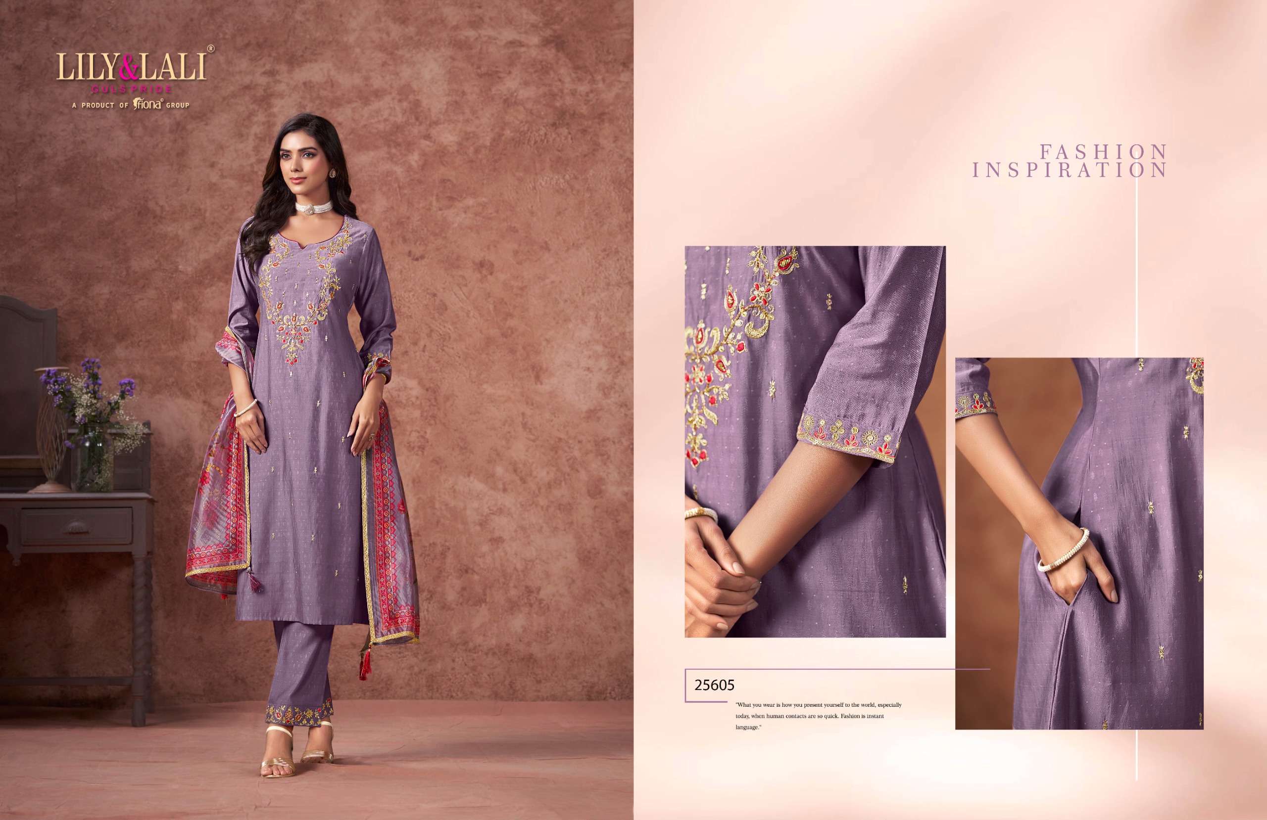 LILY & LALI PRESENTS RASHMIKA VISCOSE FANCY KURTIS CATALOG WHOLESALER AND EXPORTER IN SURAT