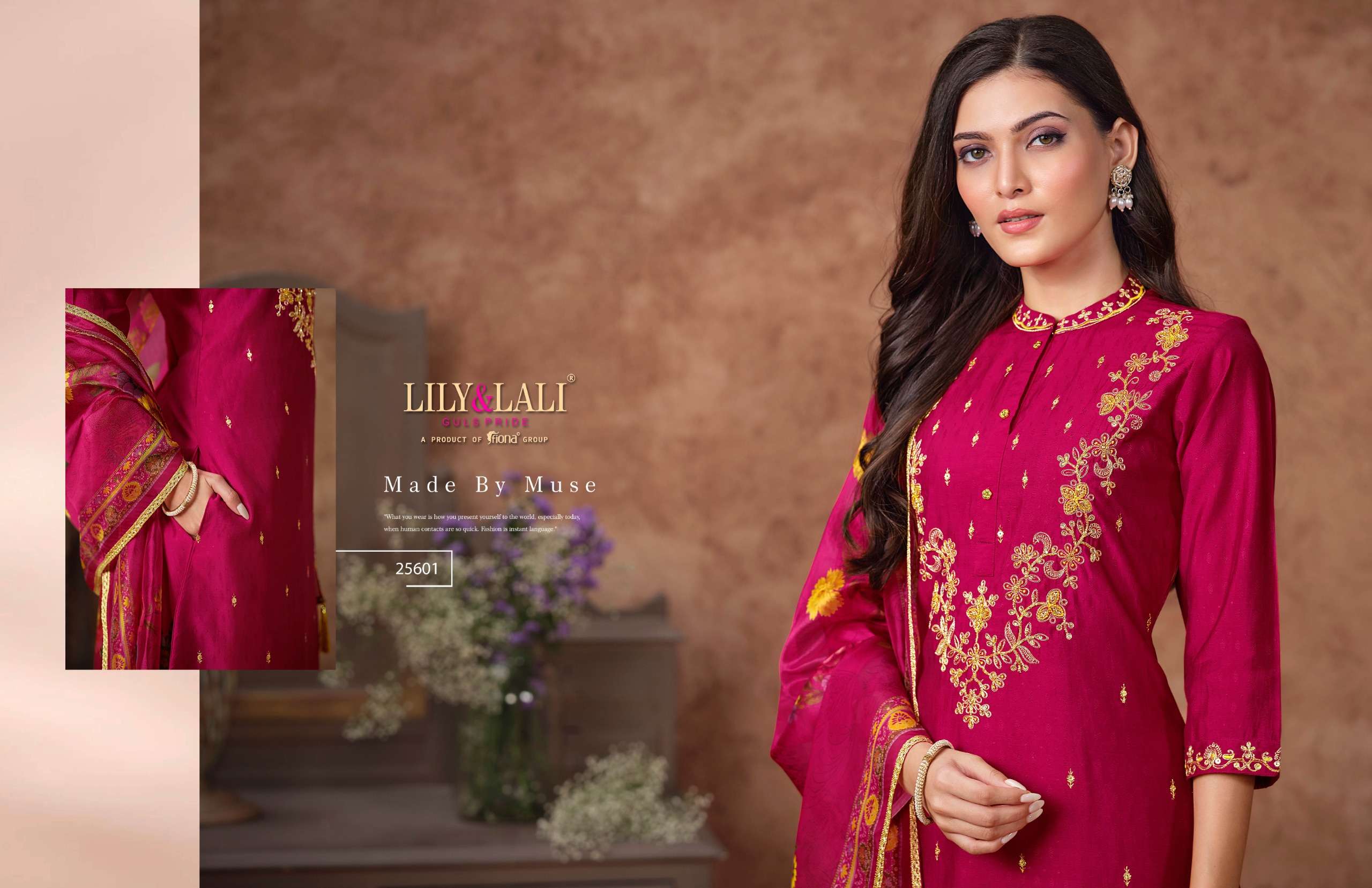 LILY & LALI PRESENTS RASHMIKA VISCOSE FANCY KURTIS CATALOG WHOLESALER AND EXPORTER IN SURAT