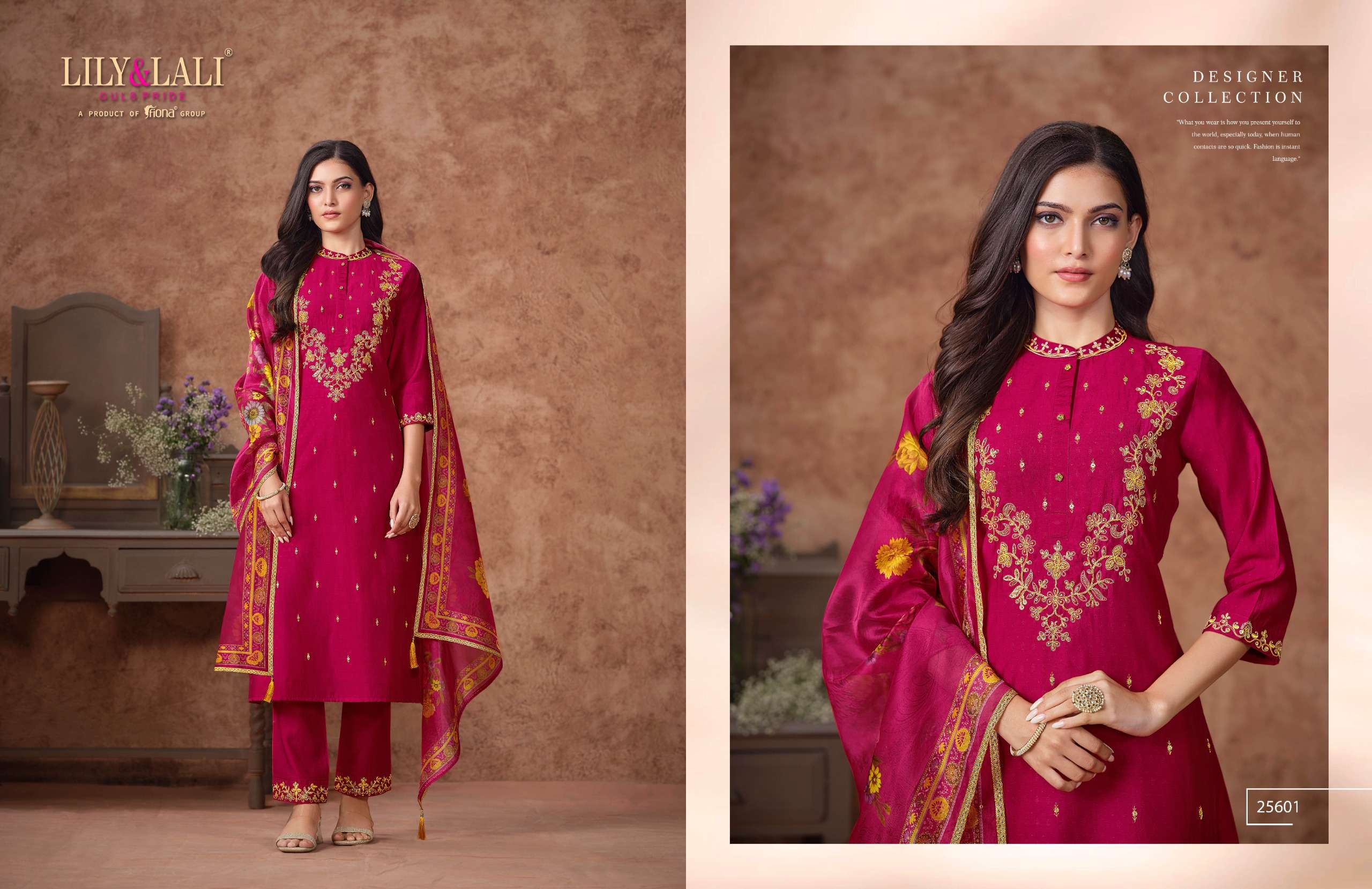 LILY & LALI PRESENTS RASHMIKA VISCOSE FANCY KURTIS CATALOG WHOLESALER AND EXPORTER IN SURAT