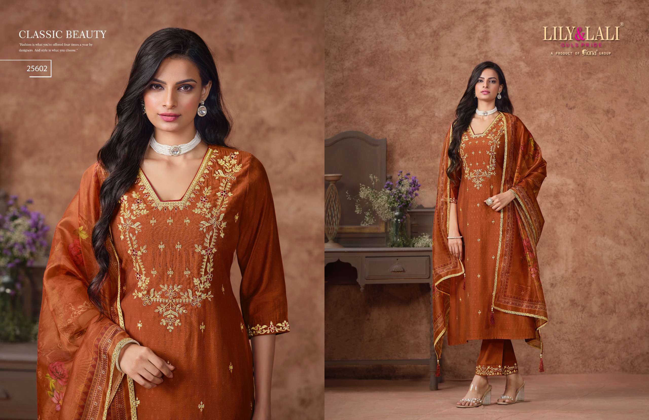 LILY & LALI PRESENTS RASHMIKA VISCOSE FANCY KURTIS CATALOG WHOLESALER AND EXPORTER IN SURAT