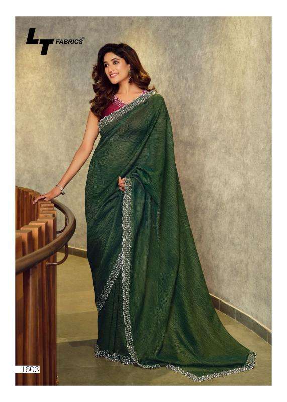 lt fashion presents silver stone vol-16 cosmos hit design fancy sarees catalog wholesaler and exporter 