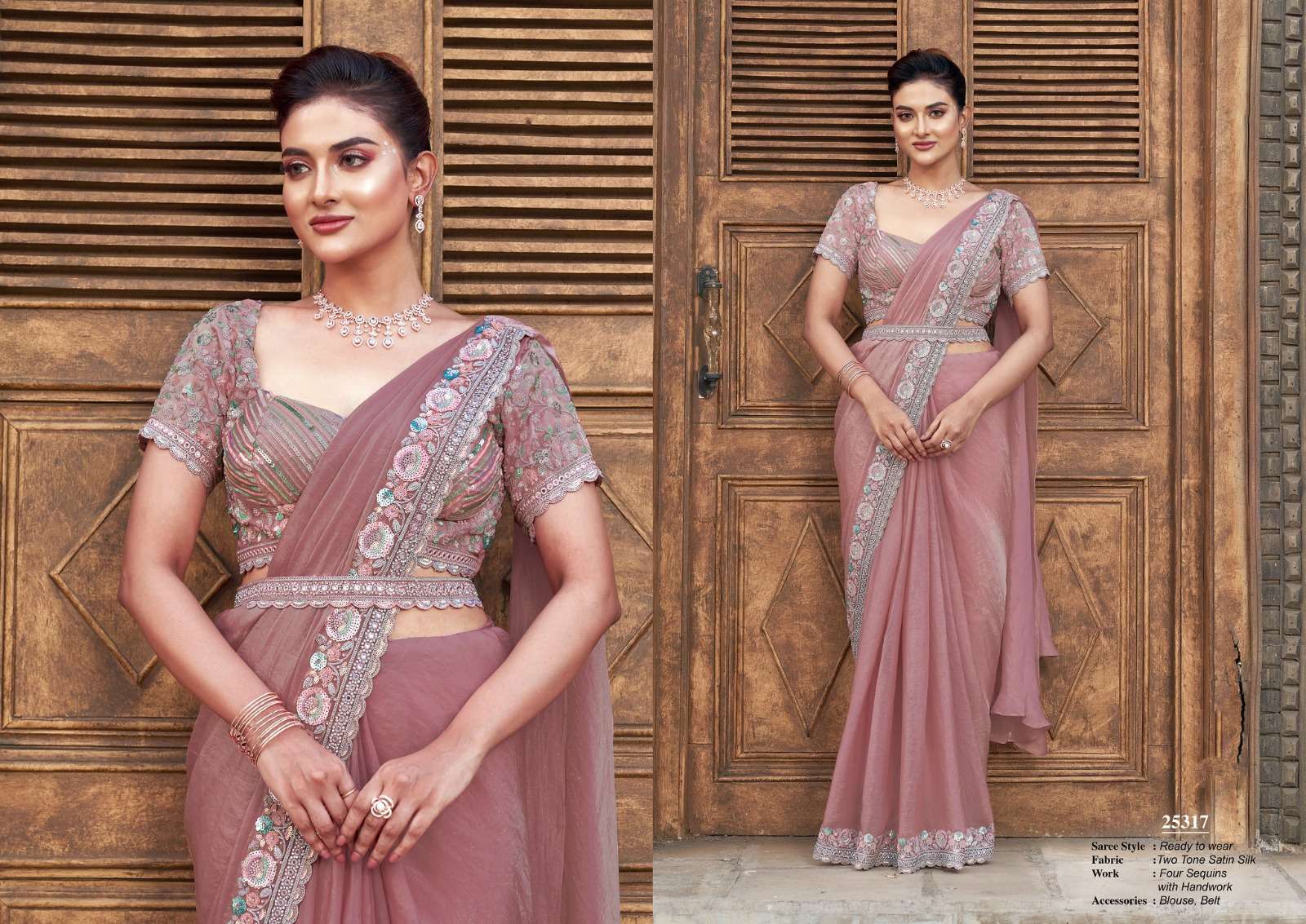Mahotsav Presents Moh Manthan 25300 series Roral Luna Fancy Party Wear Saree Catalog Wholesaler And Exporter 