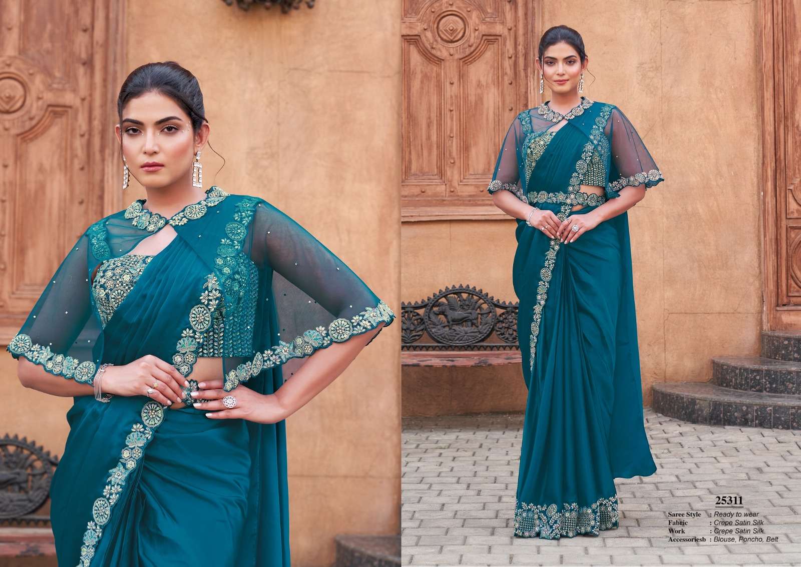 Mahotsav Presents Moh Manthan 25300 series Roral Luna Fancy Party Wear Saree Catalog Wholesaler And Exporter 