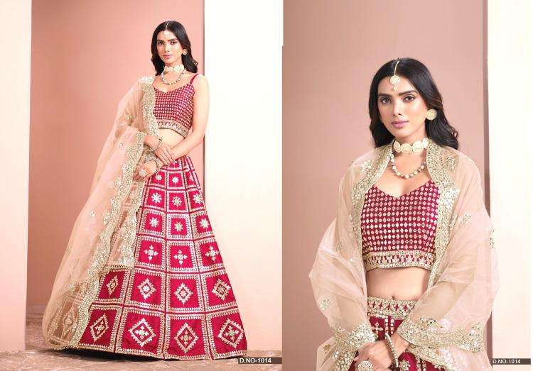 Mehvish Presents Alizeh Exclusive Design Art Silk Unstitch Lehenga Choli Catalog Wholesaler And Exporter In surat