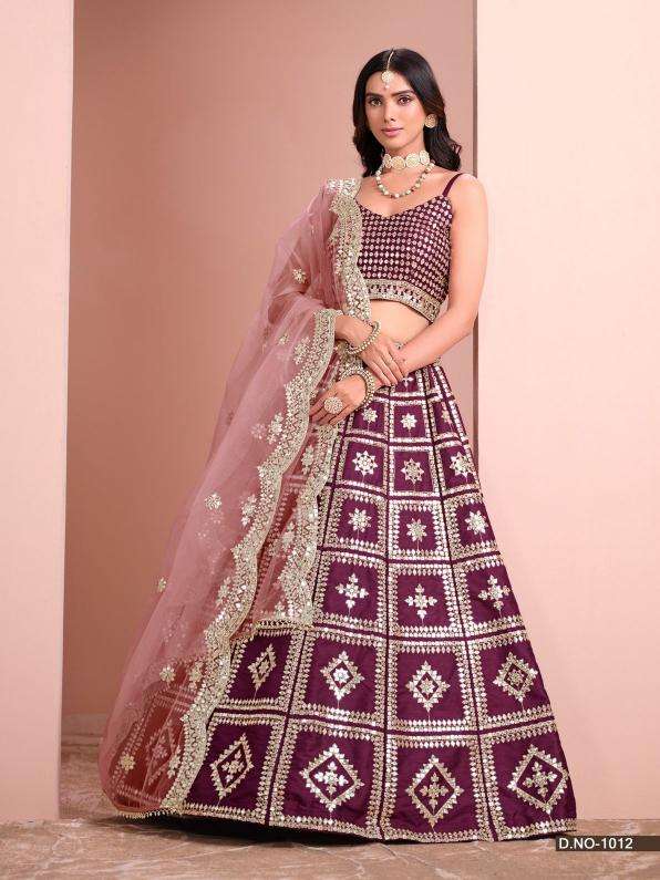 Mehvish Presents Alizeh Exclusive Design Art Silk Unstitch Lehenga Choli Catalog Wholesaler And Exporter In surat