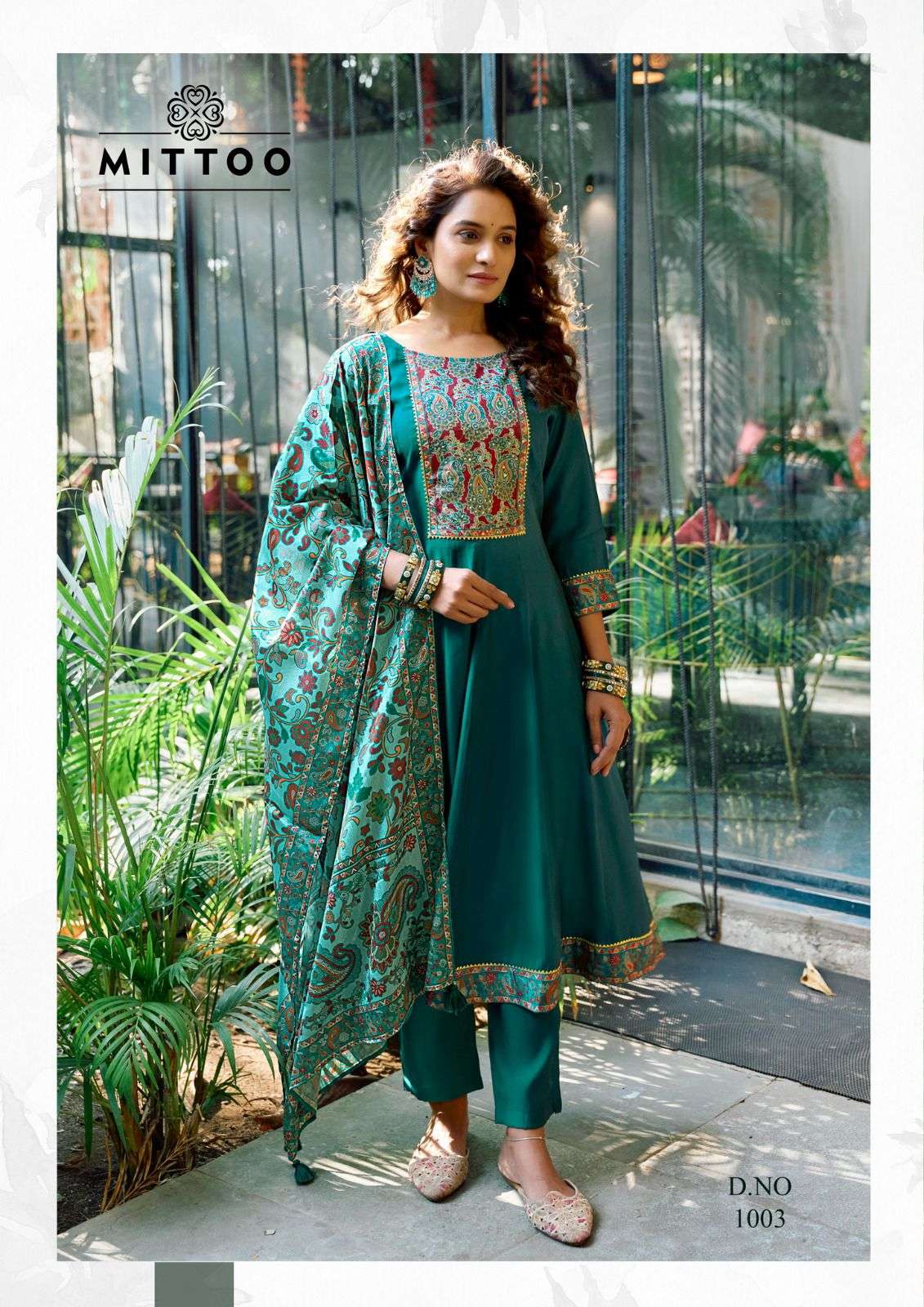 MITTOO PRESENTS MUSKAAN FANCY MODAL SILK KURTIS CATALOG WHOLESALER AND EXPORTER IN SURAT