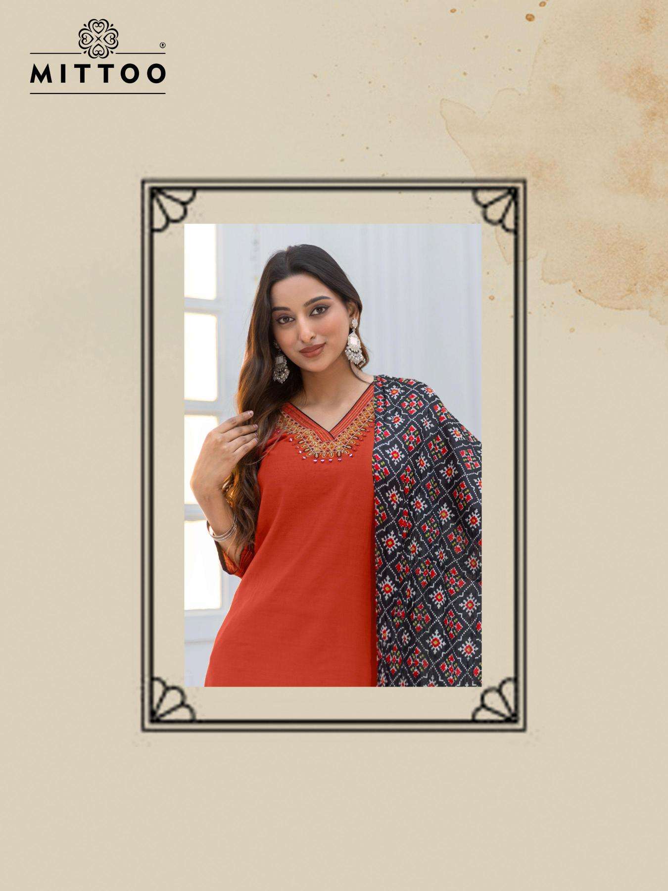 mittoo presents nitika vetican fully stitch daily wear kurtis catalog wholesaler and exporte in surat