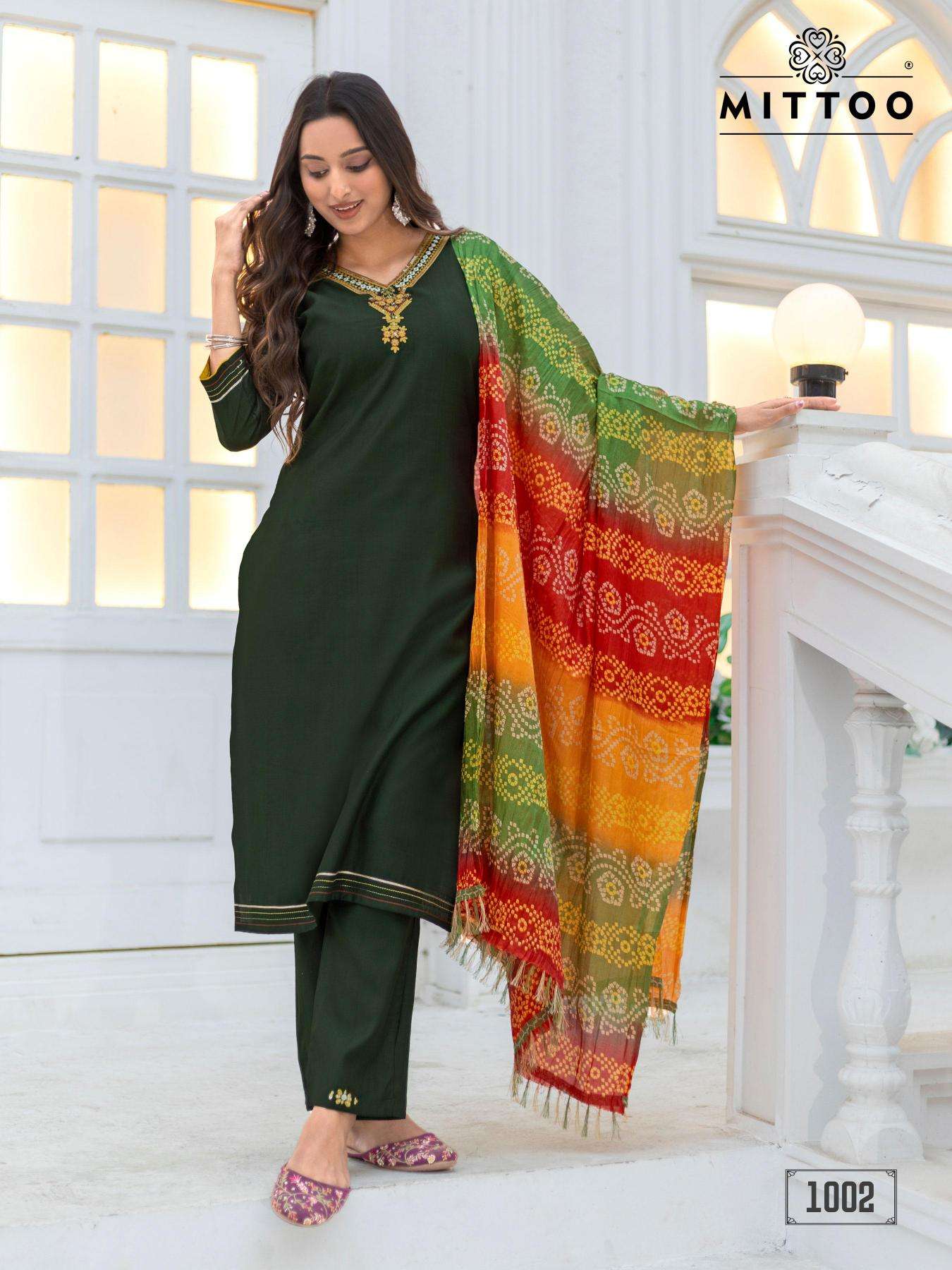 mittoo presents nitika vetican fully stitch daily wear kurtis catalog wholesaler and exporte in surat