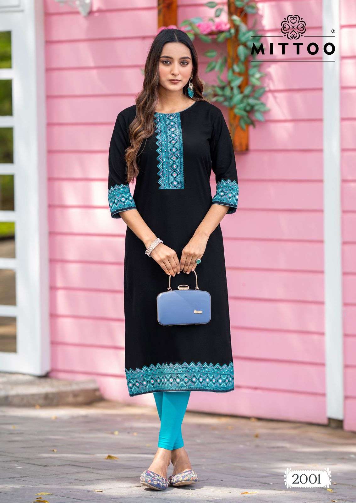 MITTOO PRESENTS SIYAA FANCY VISCOSE WEAVING KURTIS CATALOG WHOLESALER AND EXPORTER IN SURAT